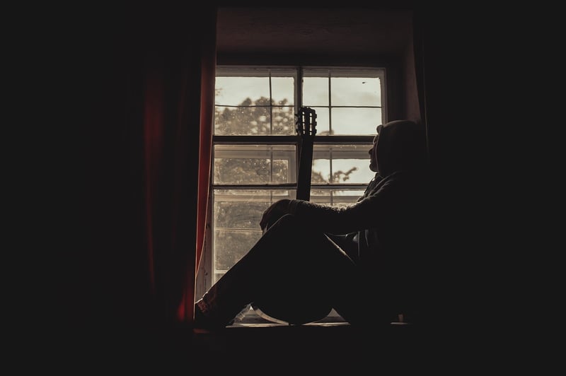 Woman meditating
